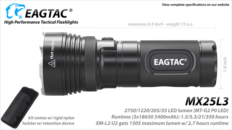 EagleTac MX25L3 5