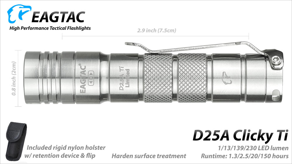 EagleTac D25A Titanium 4