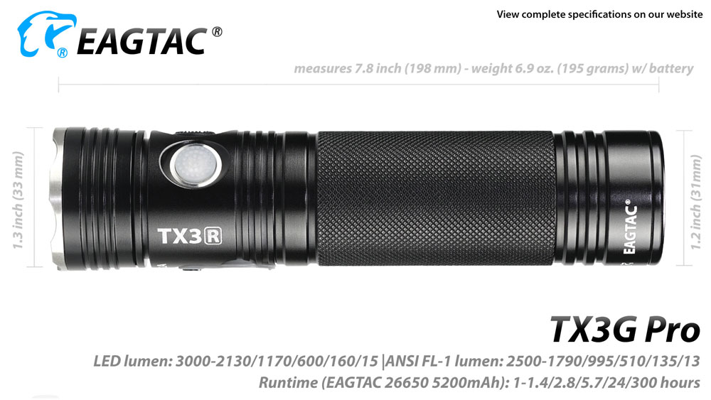 Eagletac TX3G Pro 10
