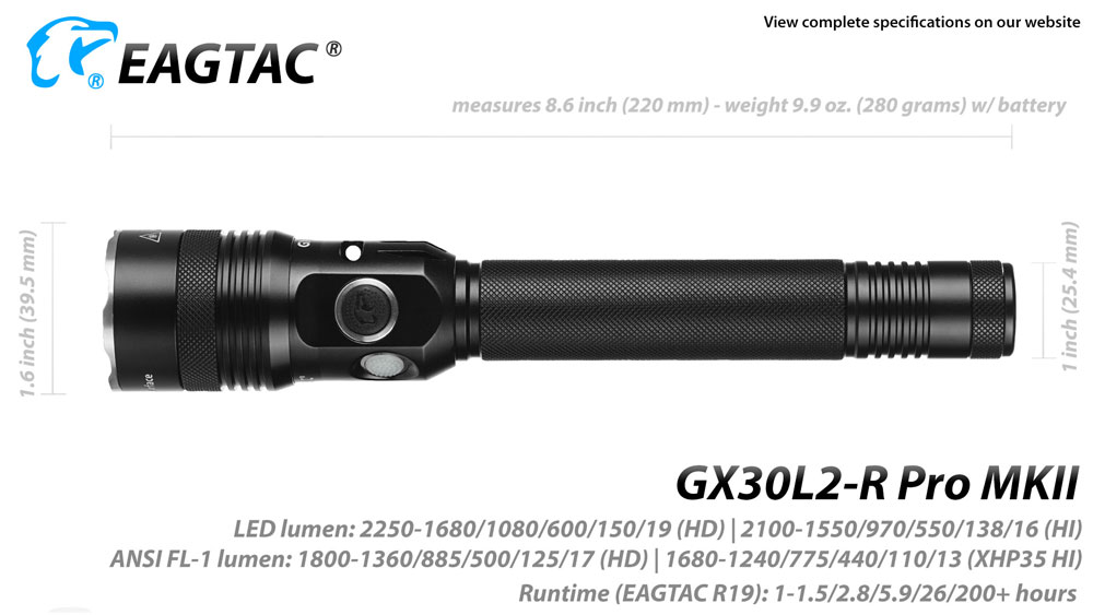 EagleTac GX30L2-R Pro MKII  11