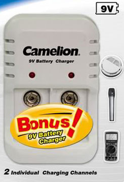Máy sạc pin 9v Camelion 2