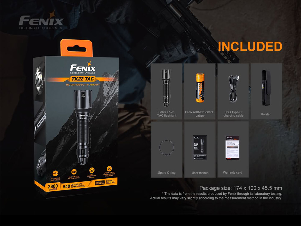 Fenix TK22 TAC 18