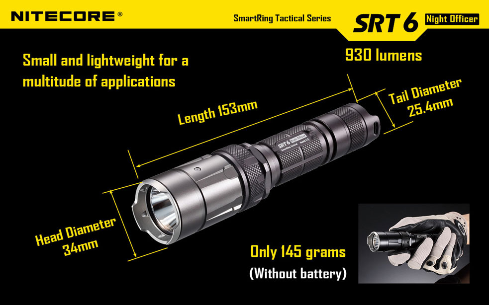 NiteCore SRT6 Night Officer 18