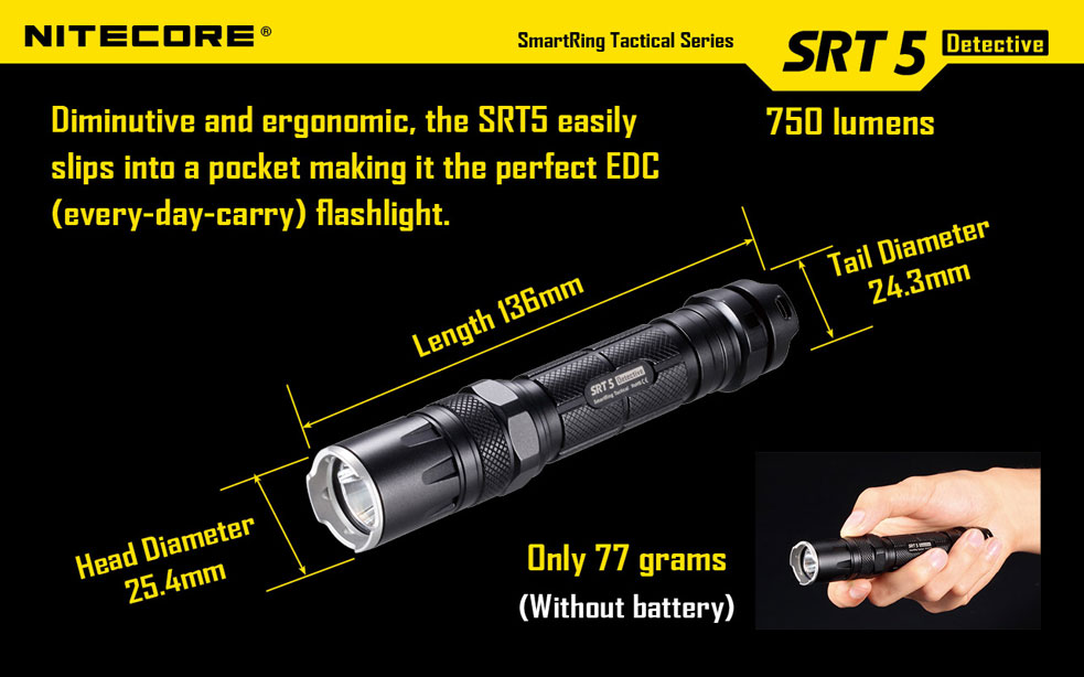 NiteCore SRT5 Detective 19