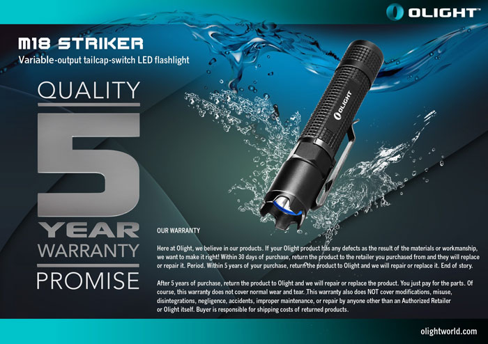 Olight M18 Striker 10