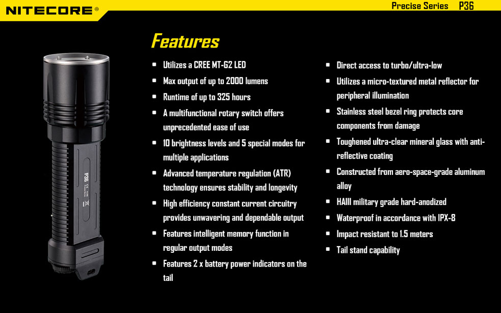 Nitecore P36 18