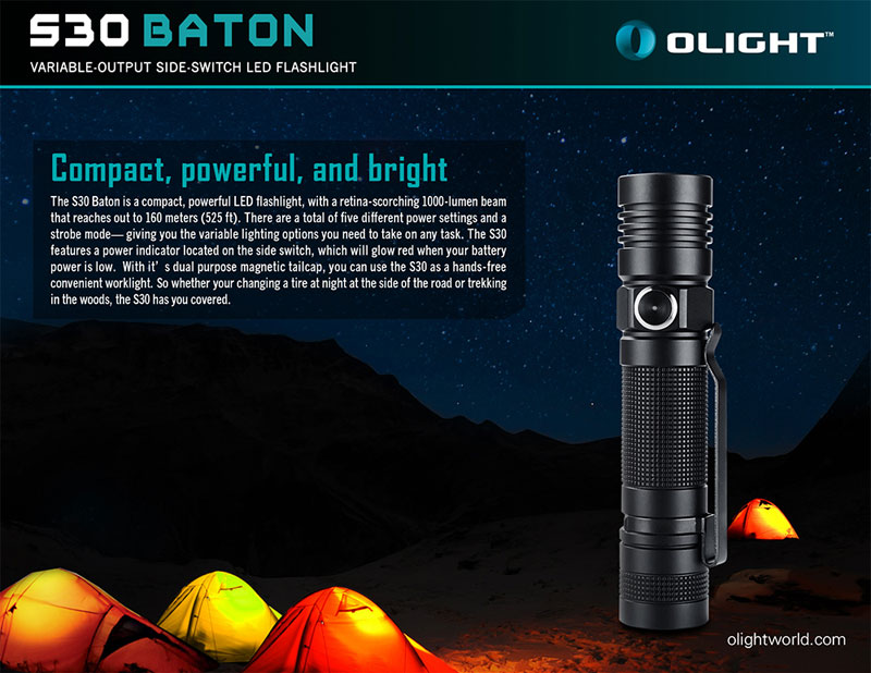 Olight S30 Baton 2