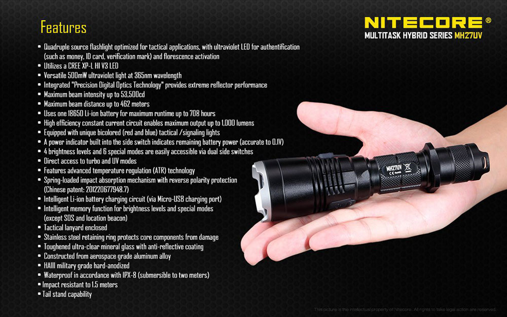 Nitecore MH27UV 22