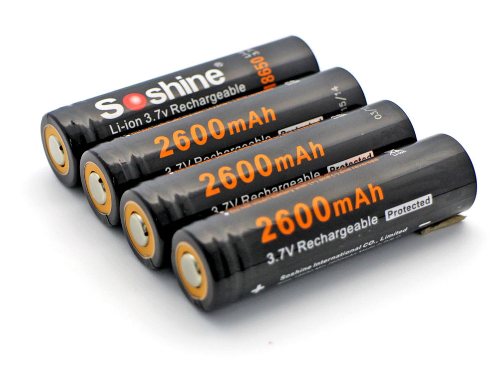 Soshine 2600mAh 18650 2