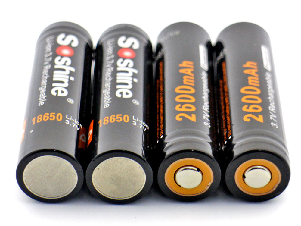 Soshine 2600mAh 18650 3