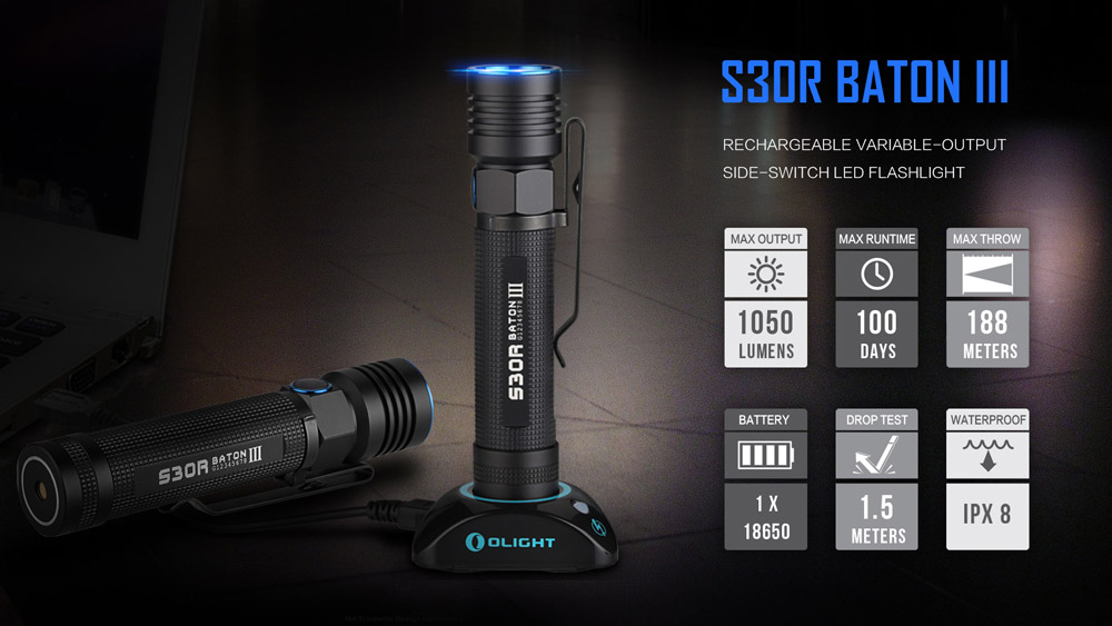 Olight S30R Baton III 10