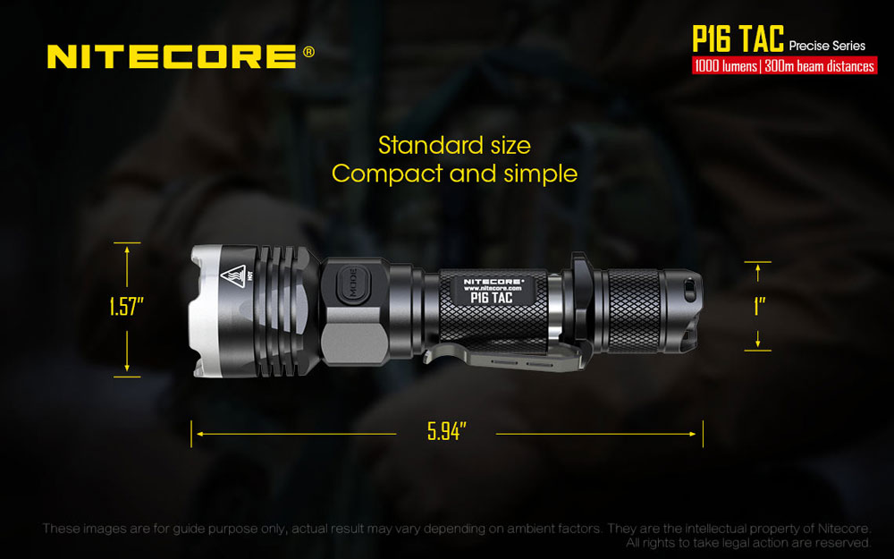 Nitecore P16 TAC 10