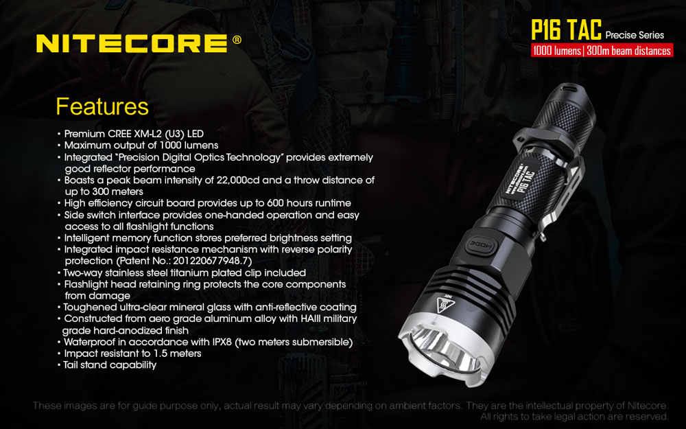 Nitecore P16 TAC 19