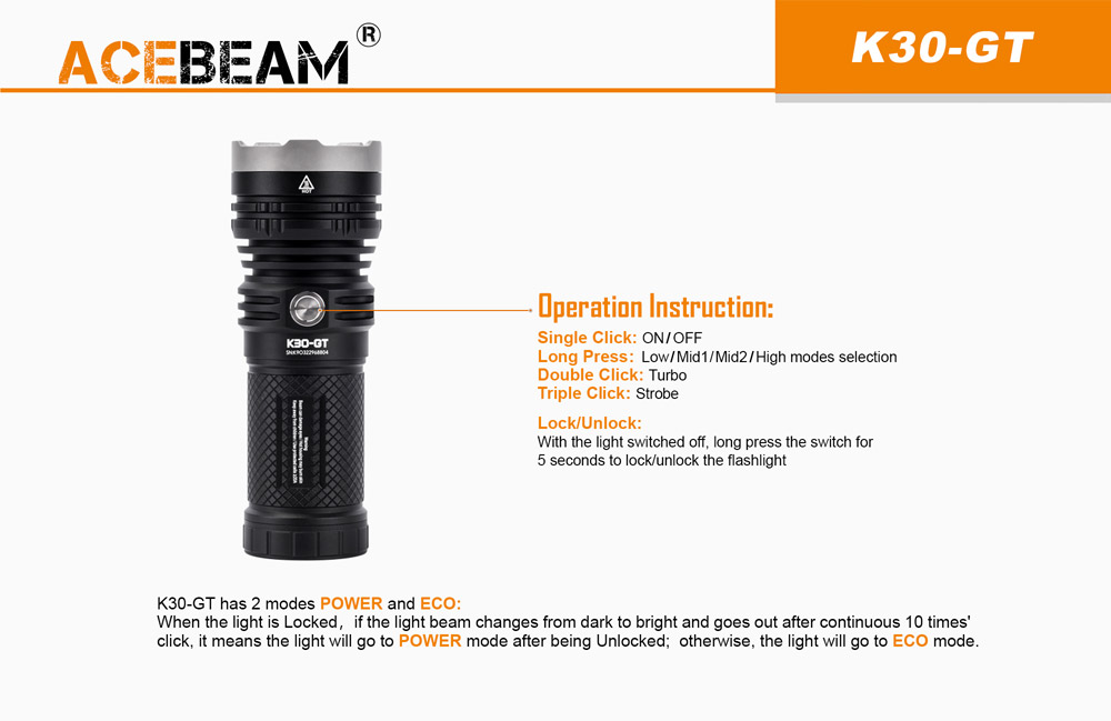 Acebeam K30-GT 8