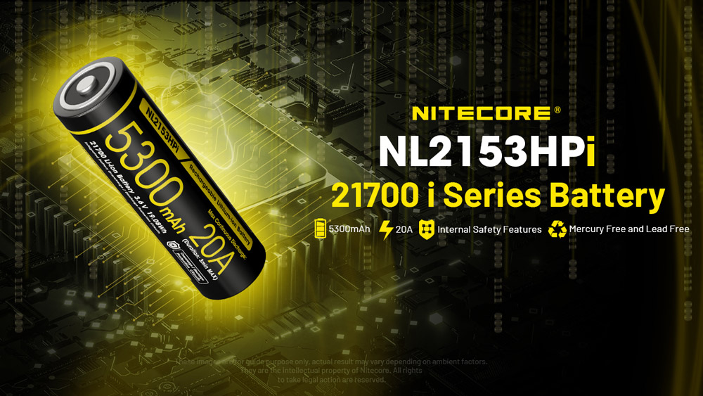 Nitecore 21700 5000mah - NL2150HPi 2