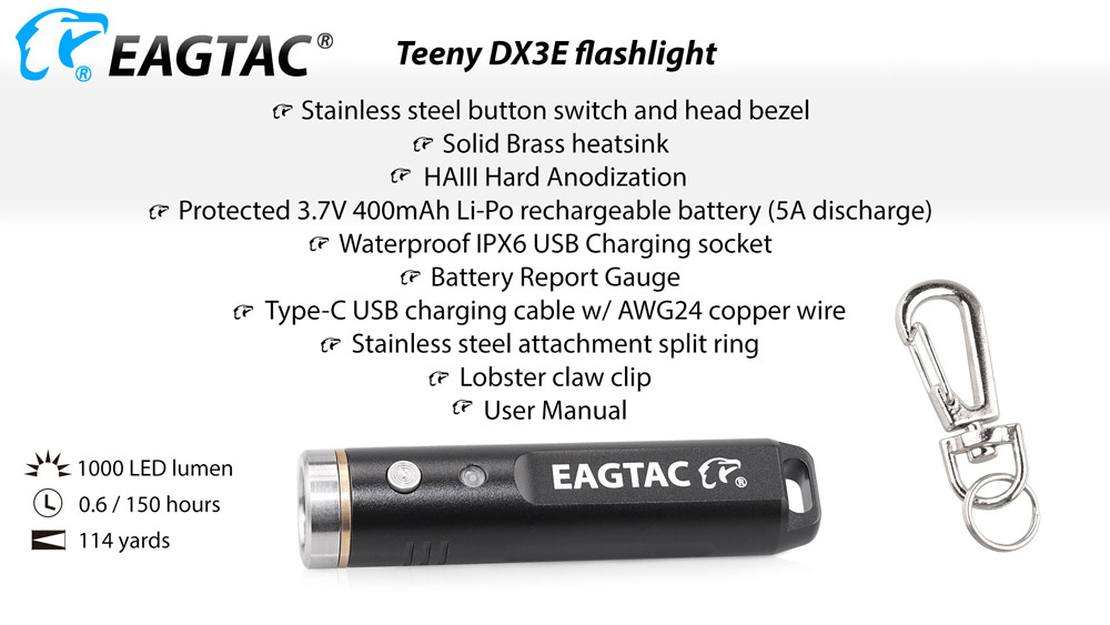 EagleTac Teeny DX3E 10