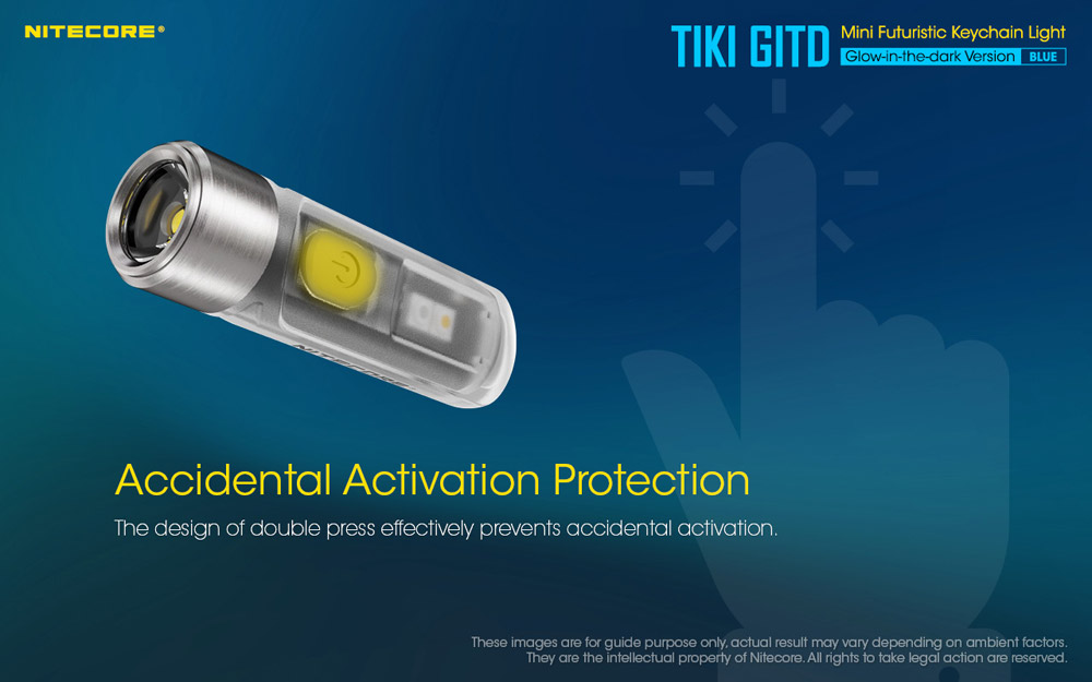 Nitecore TIKI GITD BLUE 13