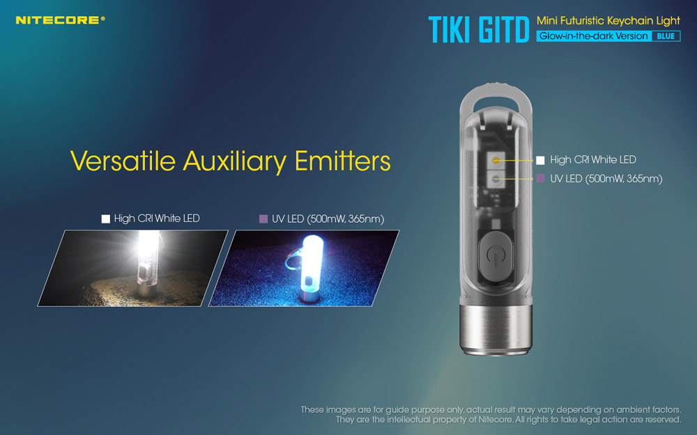 Nitecore TIKI GITD BLUE 7