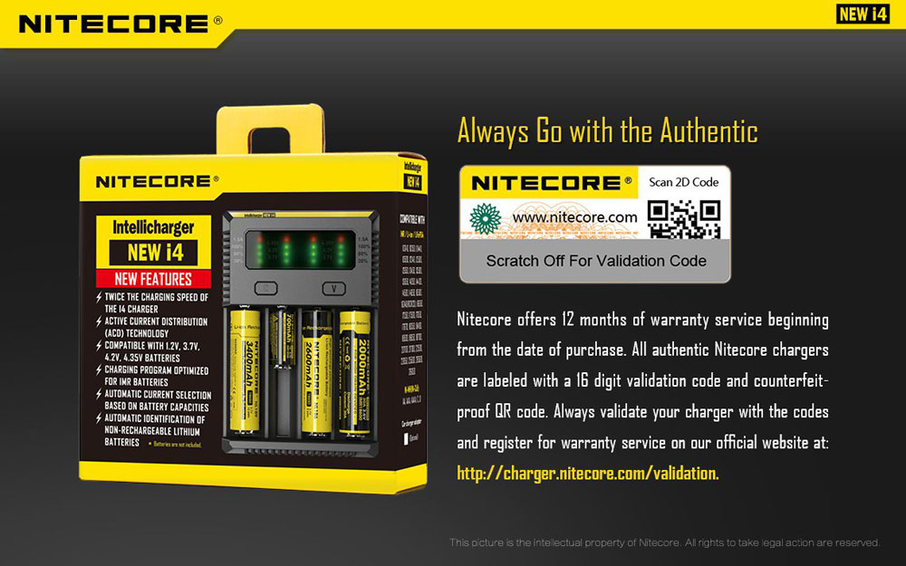 Nitecore NEW I4 18