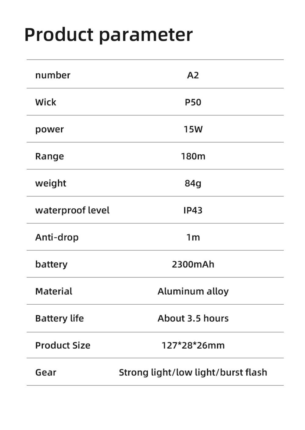 SupFire A2 P50 9