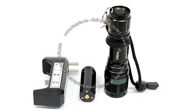 Đèn pin led zoom CK91 5