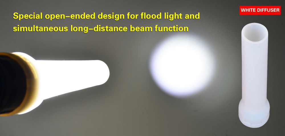 Klarus KDF-1 tản sáng Silicone 4